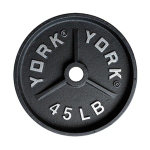 York Barbell Deep Dish Olympic Weight Plate - 1 of 1