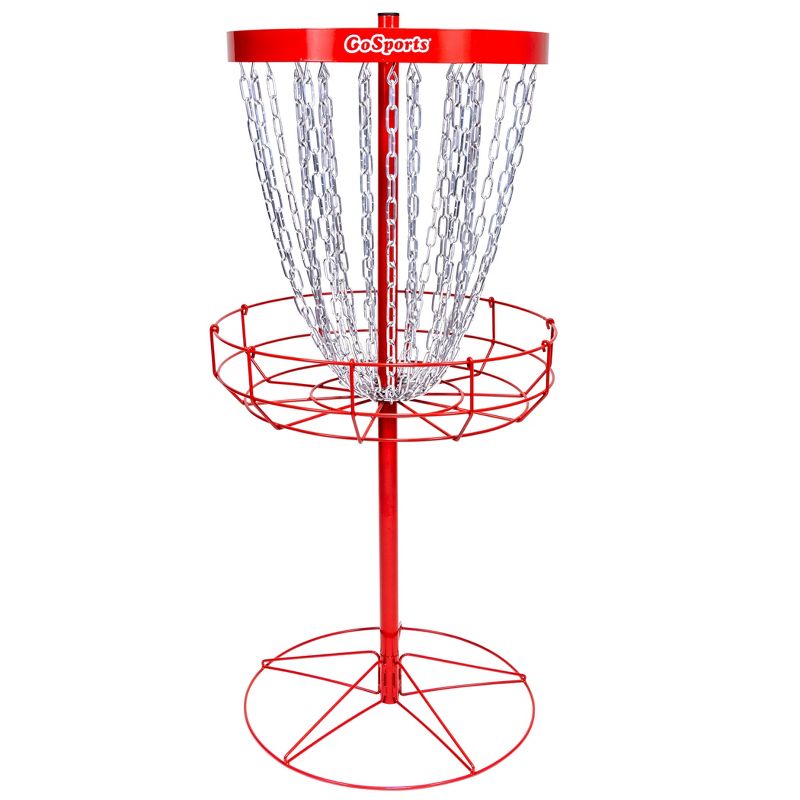 GoSports Regulation Disc Golf Basket - 24 Chain Portable Disc Golf Target, 1 of 7