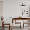 47.2–59.1 in Solid Oak Extendable Dining Table with Rounded Corners, Water-Resistant Finish for 6–10 People-Baofuwish - 2 of 4