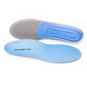 Superfeet All-Purpose Support Medium Arch Insoles (Blue) - Trim-To-Fit Orthotic Shoe Inserts - 1 of 4