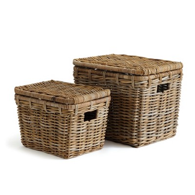 Plum & Post Ruthie Storage Trunks, Set Of 2