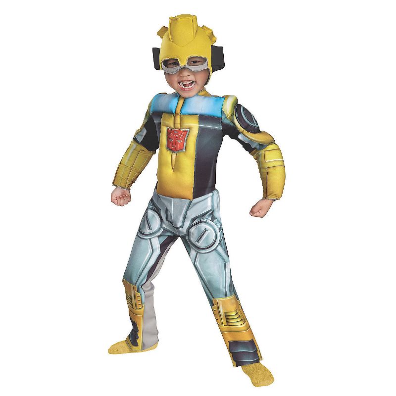Toddler Boys' Transformers Rescue Bots Bumblebee Costume - Size 3T-4T - Yellow, 1 of 3