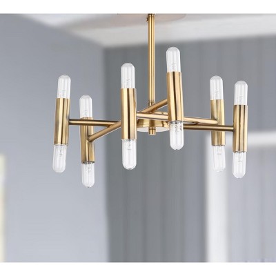 Radiant Gold Sputnik Inspired 16'' Contemporary Flush Mount Chandelier