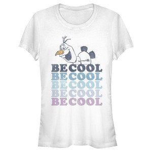 Juniors Womens Frozen 2 Olaf Be Cool T-Shirt - 1 of 3