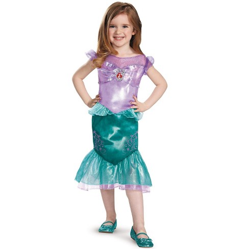 Disguise Disney Princess Ariel Deluxe Child Wig Halloween Costume/cosplay for sale online 