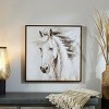 Framed Horse Canvas Art 24"SQ - 2 of 3