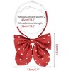Elerevyo Women's Pre-tied Adjustable Straps Polka Dots Uniform Casual Bow Ties - 2 of 4