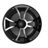 Wet Sounds REVO 8-XSB-SS Black XS / Stainless Overlay Grill 8 Inch Marine LED Coaxial Speakers (pair) - 2 of 4
