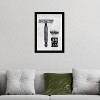 13" x 19" Clean Shave Bath and Laundry Framed Wall Art Black/White - Hatcher and Ethan: Modern Decor, Vertical Digital Art - 4 of 4
