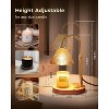 FAAYFIAN Adjustable Candle Warmer Lamp with Timer,Wood Base Metal Shade,Birthday Gifts for Women Mom - 4 of 4