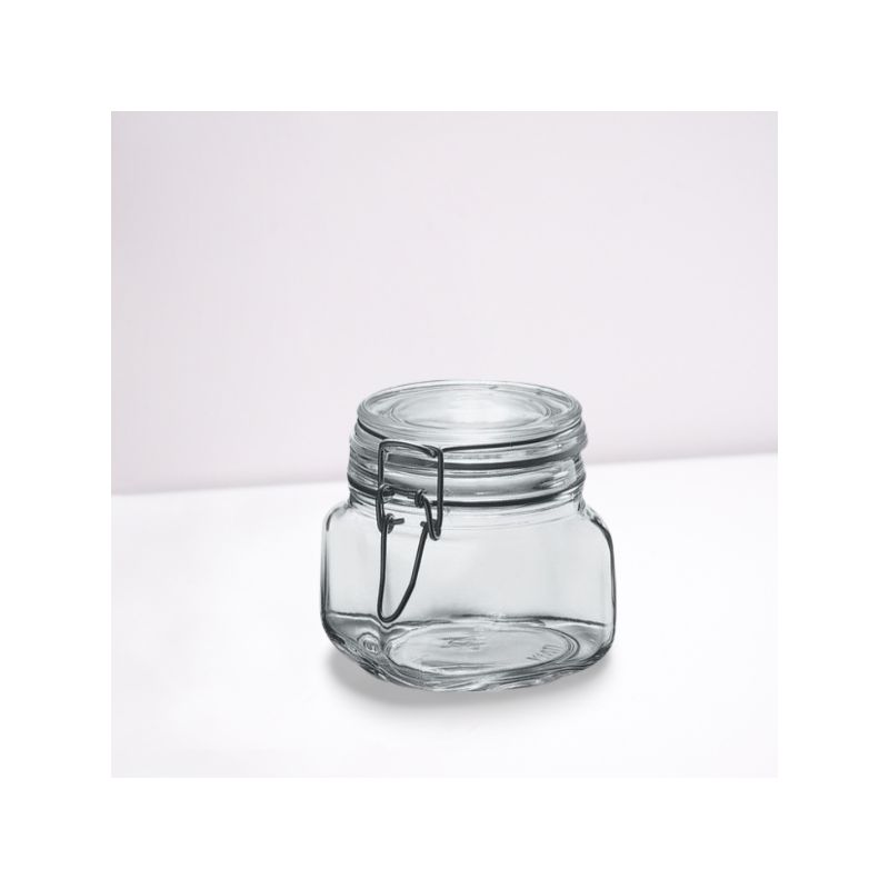Amici Home Glass Hermetic Preserving Canning Jar Italian Made, Food Storage Jars with Airtight Clamp Seal Lids, Kitchen Canisters, 3 of 4