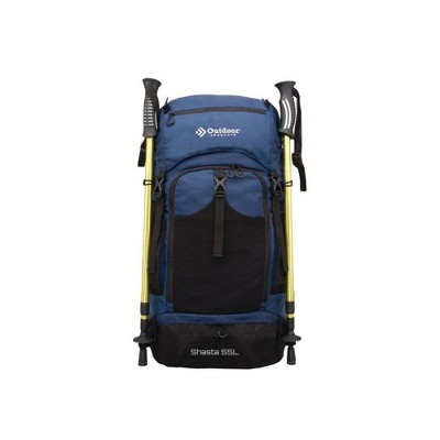 Outdoor Products Shasta 55L Technical Frame Backpack - Navy Blue — фото 8