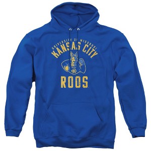 University of Missouri - Kansas City Official Umkc Roos Logo Adult Pull-Over Hoodie - 1 of 4