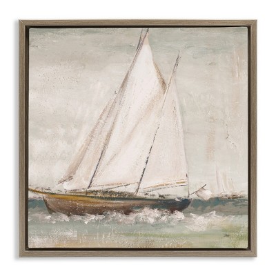 Stupell Industries Traditional Sailboat at Sea, 18" x 18"