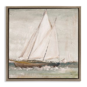 Stupell Industries Traditional Sailboat at Sea, 18" x 18" - 1 of 4