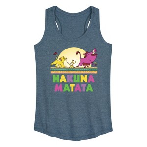 Women's - Disney - The Lion King Graphic Racerback Tank - 1 of 4