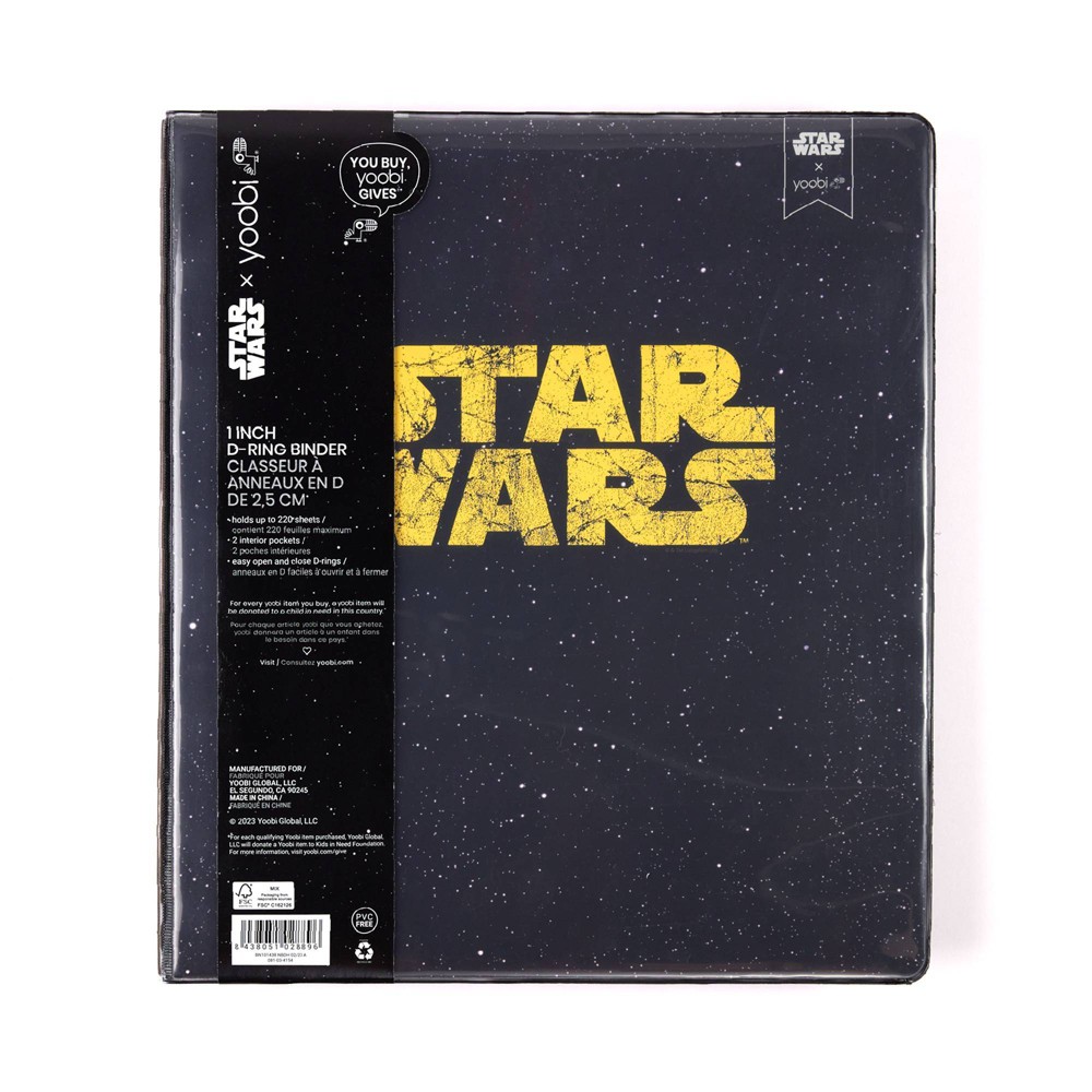 1" Ring Binder Star Wars - Yoobi™ (7-Pack)