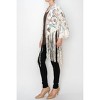 Women's Lace And Crochet Jacket With Fringe - Origami - 3 of 4