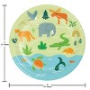 Creative Converting World Adventure Onederful World First Birthday Wildlife Animal Tableware Set 8ct - 3 of 4