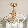 Airsurfer 20" Ceiling Fan with Remote, 6-Speed Reversible Motor, LED Light, Timer, Quiet DC Motor, for Summer & Winter Use - 2 of 4