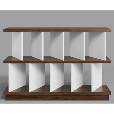 8 Cube Storage Organizer w/10 Removable Back Panels - Display Storage Bookcase for Living Room, Bedroom, Entryway & Home Office