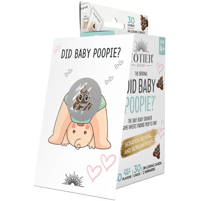 Cotier Brand 30ct 'Did Baby Poopie?' Baby Shower Party Kits