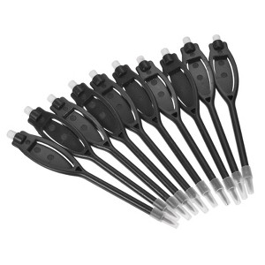 Unique Bargains Plastic Oval Clip Golf Scoring Pencils with Eraser Black 10 Pcs - 1 of 4