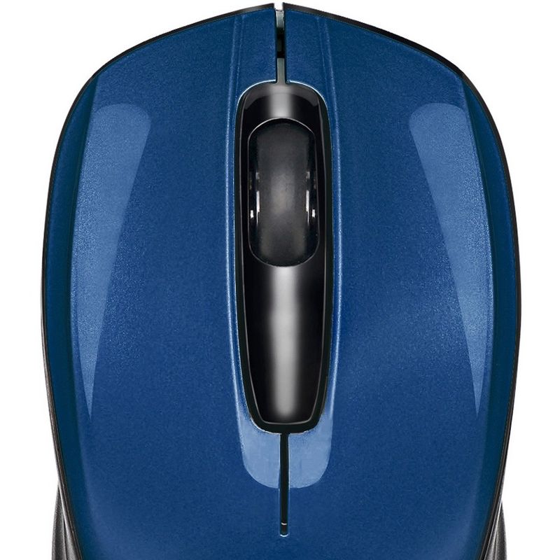 Adesso iMouse S50L - 2.4GHz Wireless Mini Mouse - Optical - Wireless - Radio Frequency - Blue - USB - 1200 dpi - Scroll Wheel - 3 Button(s), 2 of 7