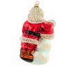 Christopher Radko 6.5 Inch Frosty & Santa Christmas Tree Ornament , Ornament Christmas Snowman (1PC) - 2 of 4