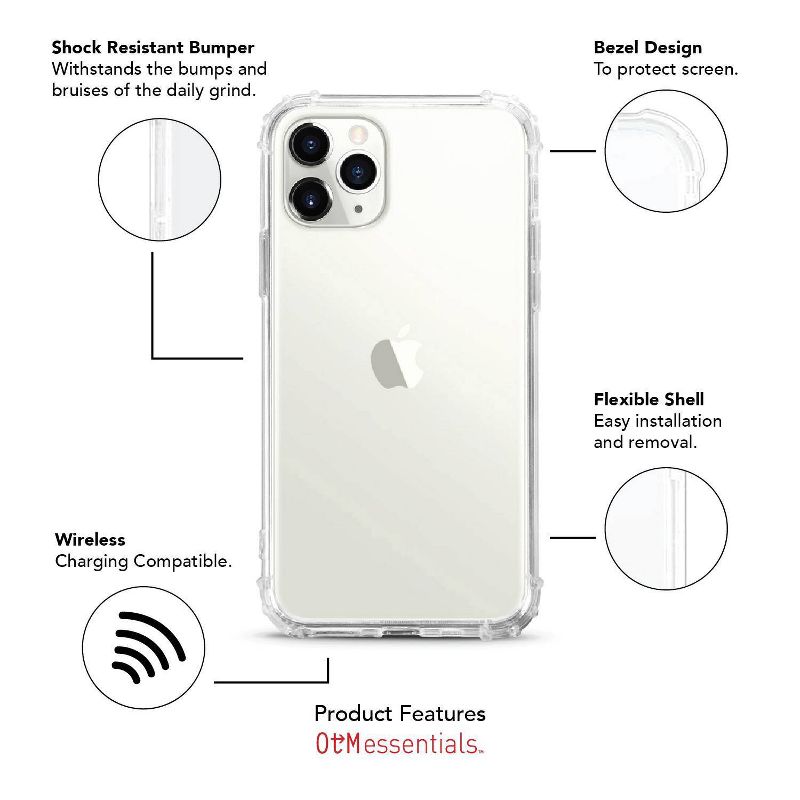 OTM Essentials Apple iPhone 11 Pro Max/XS Max Rugged Edge Animals Clear Case, 4 of 47