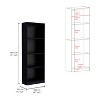 NicBex Bookcases for Home Office 2 Piece Bookcase Set 49" Wide Storage Cabinet Bookshelf with 9 Shelves for Living Room and Bedroom - 4 of 4