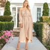 Anna-Kaci Women's Casual Boho Off Shoulder Gone With The Wind Dress - 2 of 4