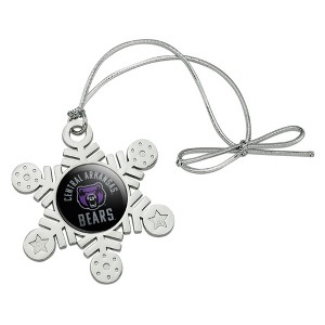 University of Central Arkansas Bears Metal Snowflake Christmas Tree Holiday Ornament - 1 of 3