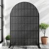 Lirago 72 in Outdoor Privacy Panel Galvanized Metal Fence - 2 of 4