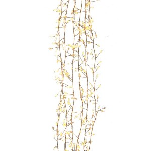 Kurt Adler 300-Light  Cluster Garland with Classic White LED Twinkle Lights - 1 of 3