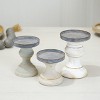 VIP Wood 11 in. White Candle Holders Set of 3 - 4 of 4