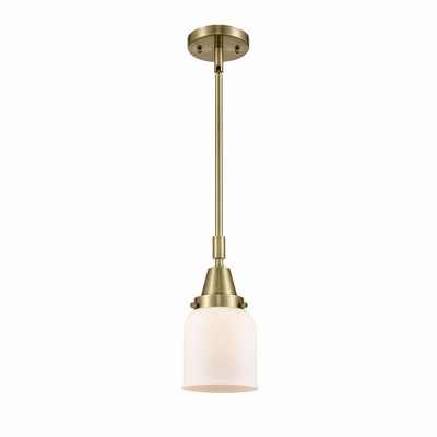 Bell - 1 Light Stem Hung Mini Pendant In Industrial Style-11.13 Inches Tall and 5 Inches Wide