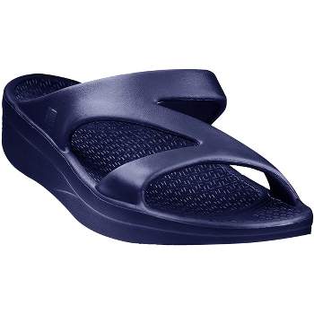 Telic Mallory Arch Support Comfort Slide Sandals - Small - Midnight ...