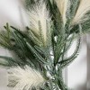Nearly Natural 24" Artificial Balsam Fir Pine and Pampas Wreath with 50 Color Changing LED Lights - 3 of 4