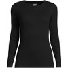 Lands' End Women's Cotton Rib T-shirt - 3 of 3