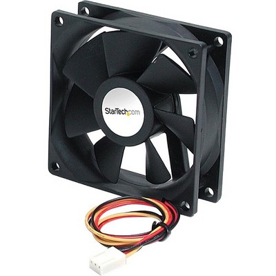 StarTech.com 92x25mm Ball Bearing Quiet Computer Case Fan w/ TX3 Connector - 92.5mm - 1600rpm Ball Bearing