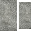 Knightsbridge Stylish And Comfortable Traditional Chain Design 2 PC Cotton Bath Rug Set 17"x24" & 21"x34" Natural - 4 of 4