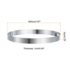 Unique Bargains Stainless Steel Seamless Nonstick Mirror Coating Round Cake Ring - 2 of 4