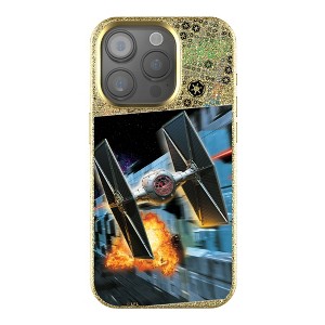 Keyscaper Star Wars Mech Vehicles Portrait Gold Bling Cell Phone Case for Apple iPhone - 1 of 4