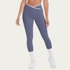 Anna-Kaci Active Women's High Waist Crossover Leggings with Contoured Fit and V-Shaped Waistband - 3 of 4