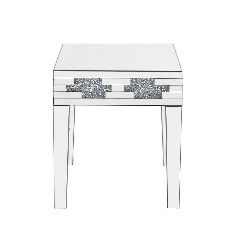 20&#34; Noralie Square End Accent Table Faux Diamonds - Acme Furniture, 5 of 10
