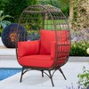 UPTIOT Egg Patio Chair with Cushions - 4 of 4