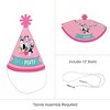 Big Dot of Happiness Pawty Like a Puppy Girl - Mini Cone Pink Dog Baby Shower or Birthday Party Hats - Small Little Party Hats - Set of 8 - 3 of 4