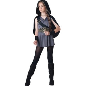 Incharacter Costumes Girls' Hooded Huntress Costume - 1 of 2