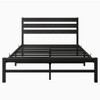 Lyngins Industrial Retro Twin Bed Frame with Headboard, Heavy Duty Metal Slats, Noise-Free, Under-Bed Storage, No Box Spring Needed,Platform Bed Frame - 4 of 4